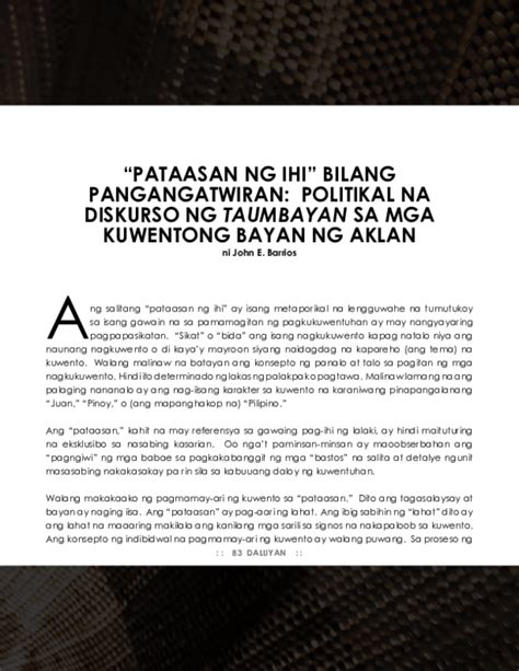 kahulugan ng Pataasan ng ihi .